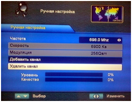 Ручная настройка
