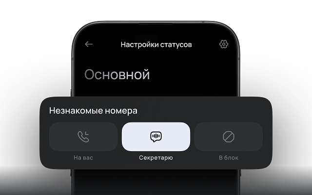 Настраивайте входящие звонки